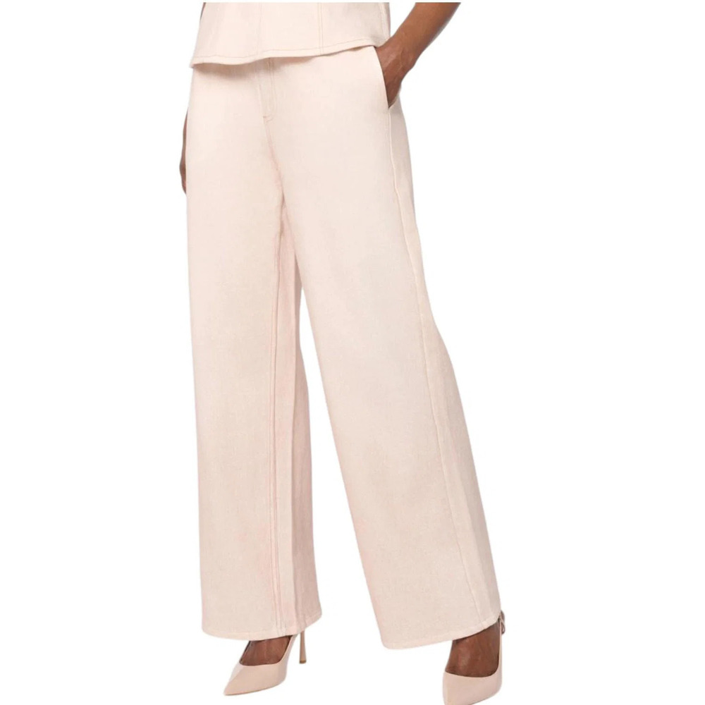 Tower Hill by Christie Brinkley Women's Illusion Pant Light Oxford Tan - Petite